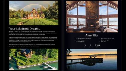 Flathead Lakefront Brochure